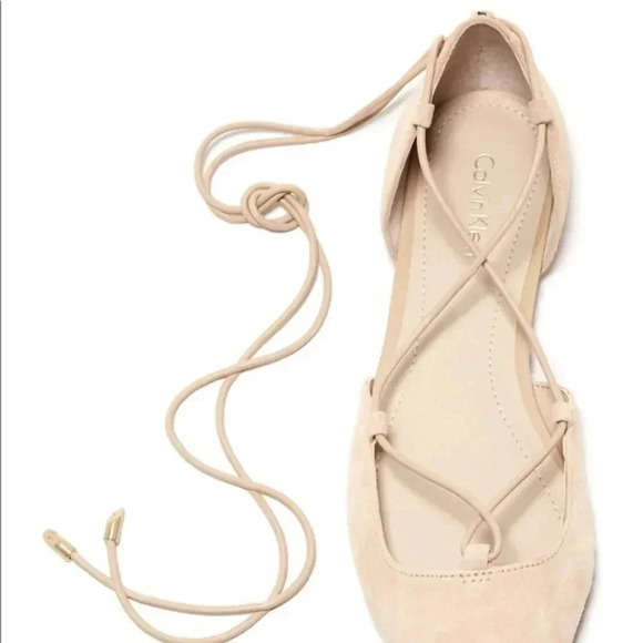 Calvin Klein Haide Suede Flats - Picture 2 of 7